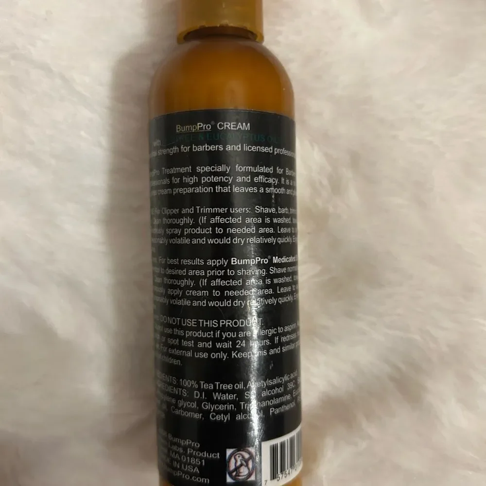🎁Bump Pro C.R.E.A.M. Shaving Treatment - Brown For Men and Women 4.5Fl OZ💥